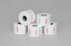 Воротнички бумажные в рулоне Чистовье, 5х100 шт, Белый, 5 шт/упк